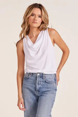 Active Design Trendy Cardigan BOBI Draped Cowl Neck Top