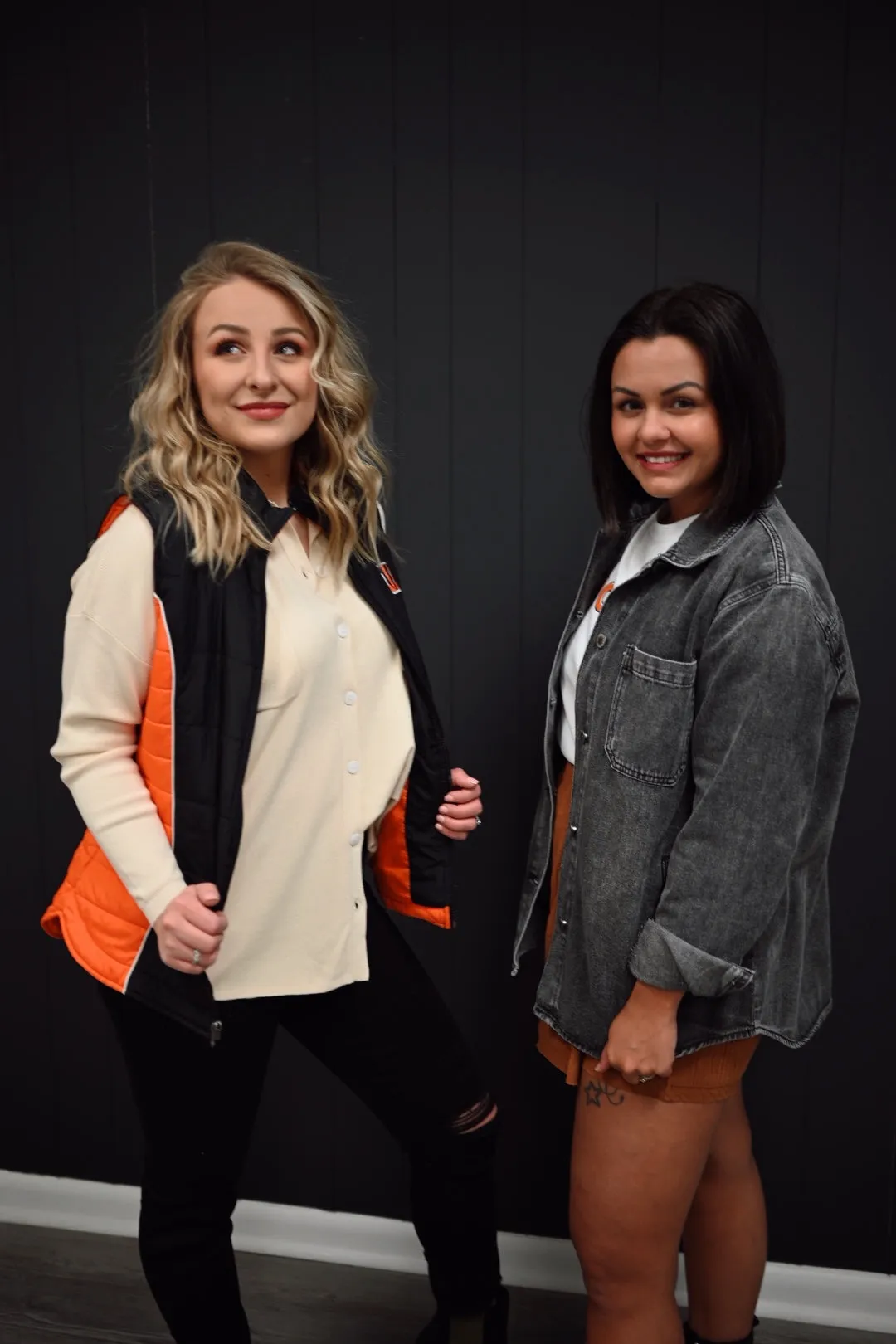 Lillee Denim Jackets-Charcoal