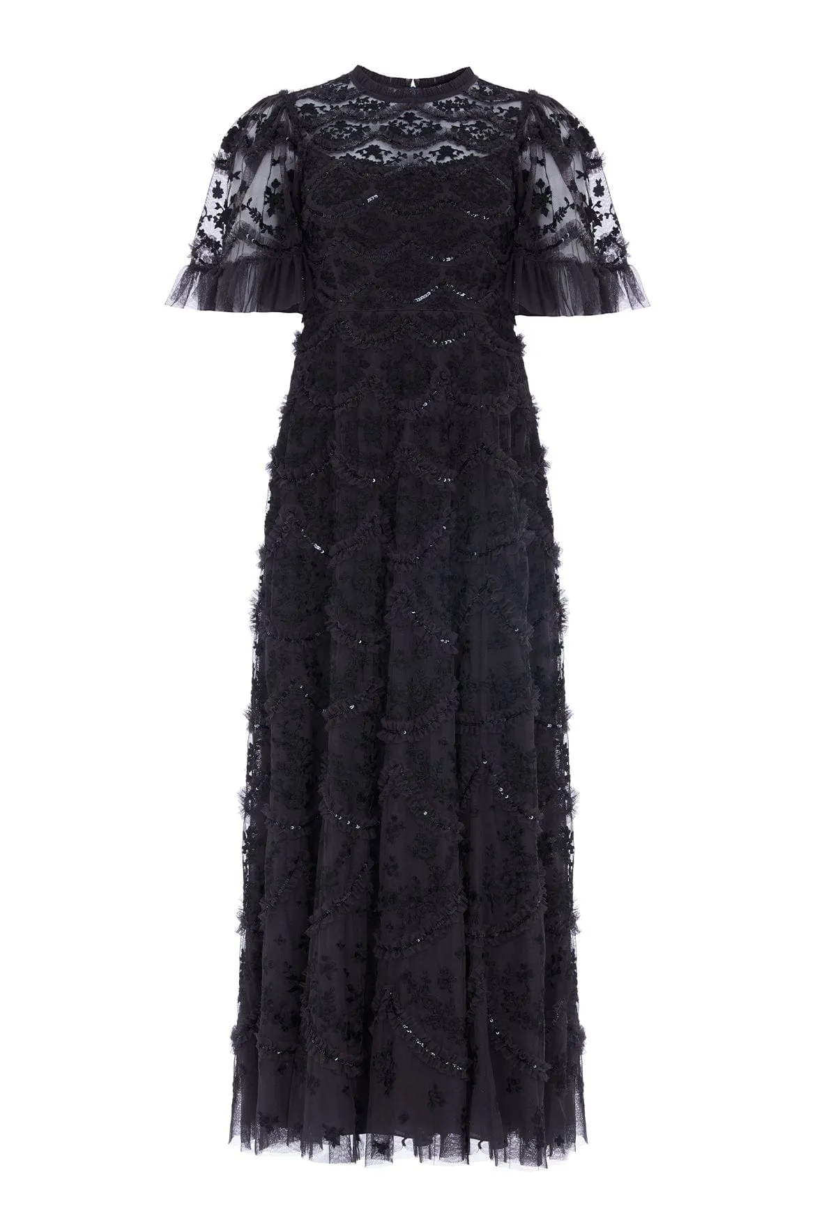 Euro Touch Smart Fabric Lily Bloom Ankle Gown