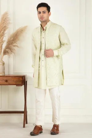Lime Yellow Bundi Jacket Set