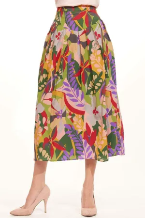 Lina Skirt - Jungle Safari Recycled Polyester