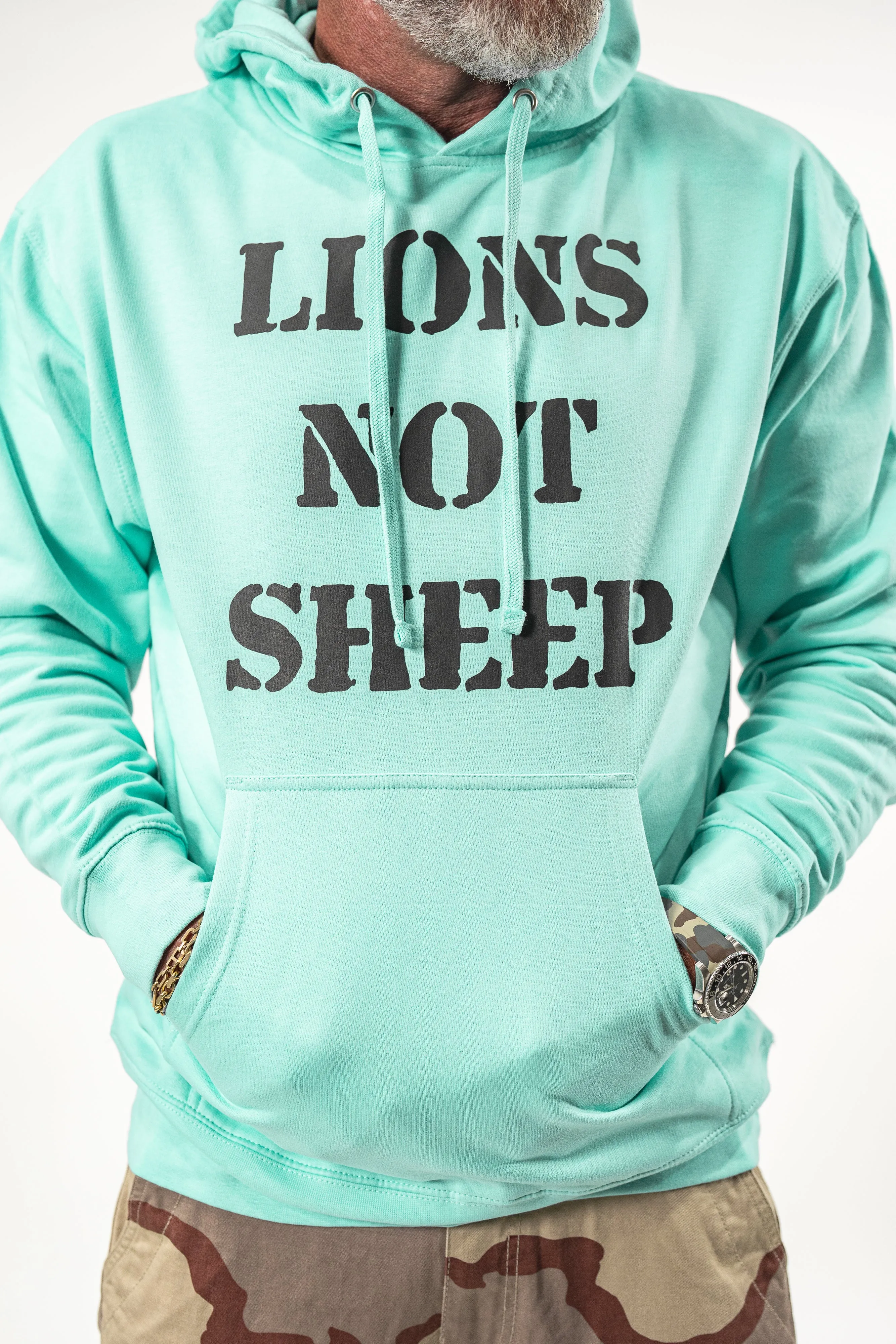 Lions Not Sheep "OG" Hoodie - Mint Edition