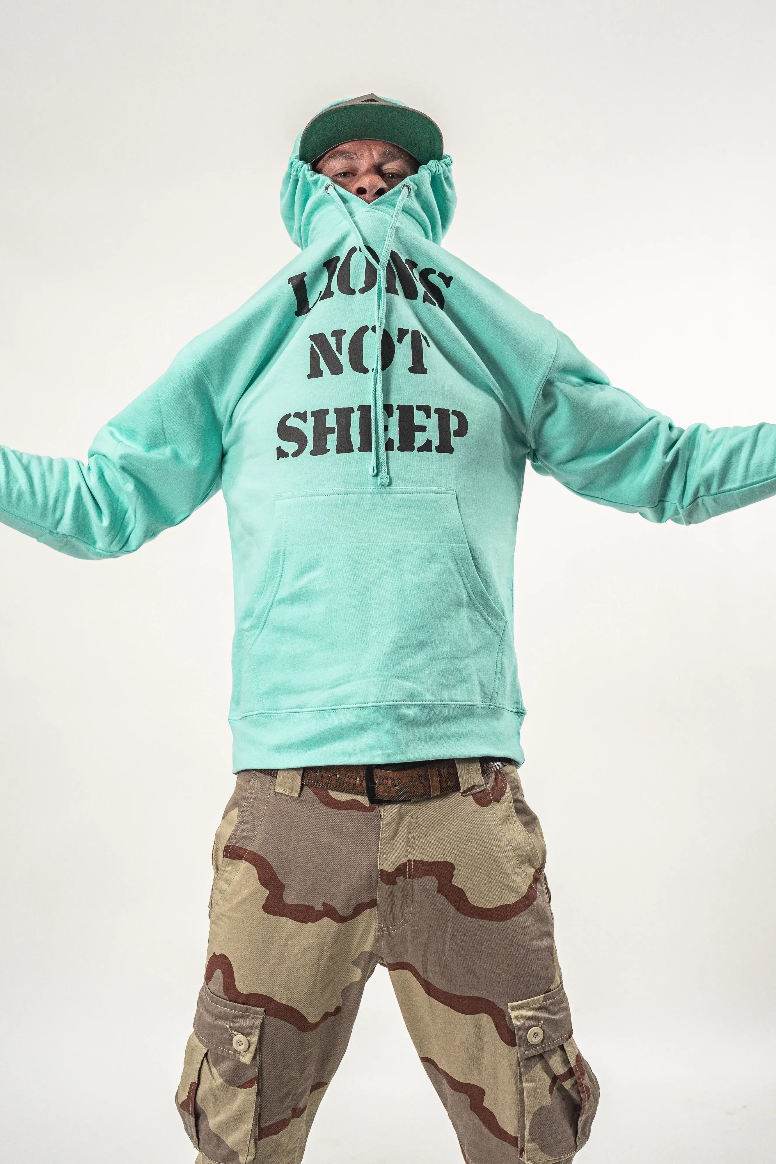 Lions Not Sheep "OG" Hoodie - Mint Edition