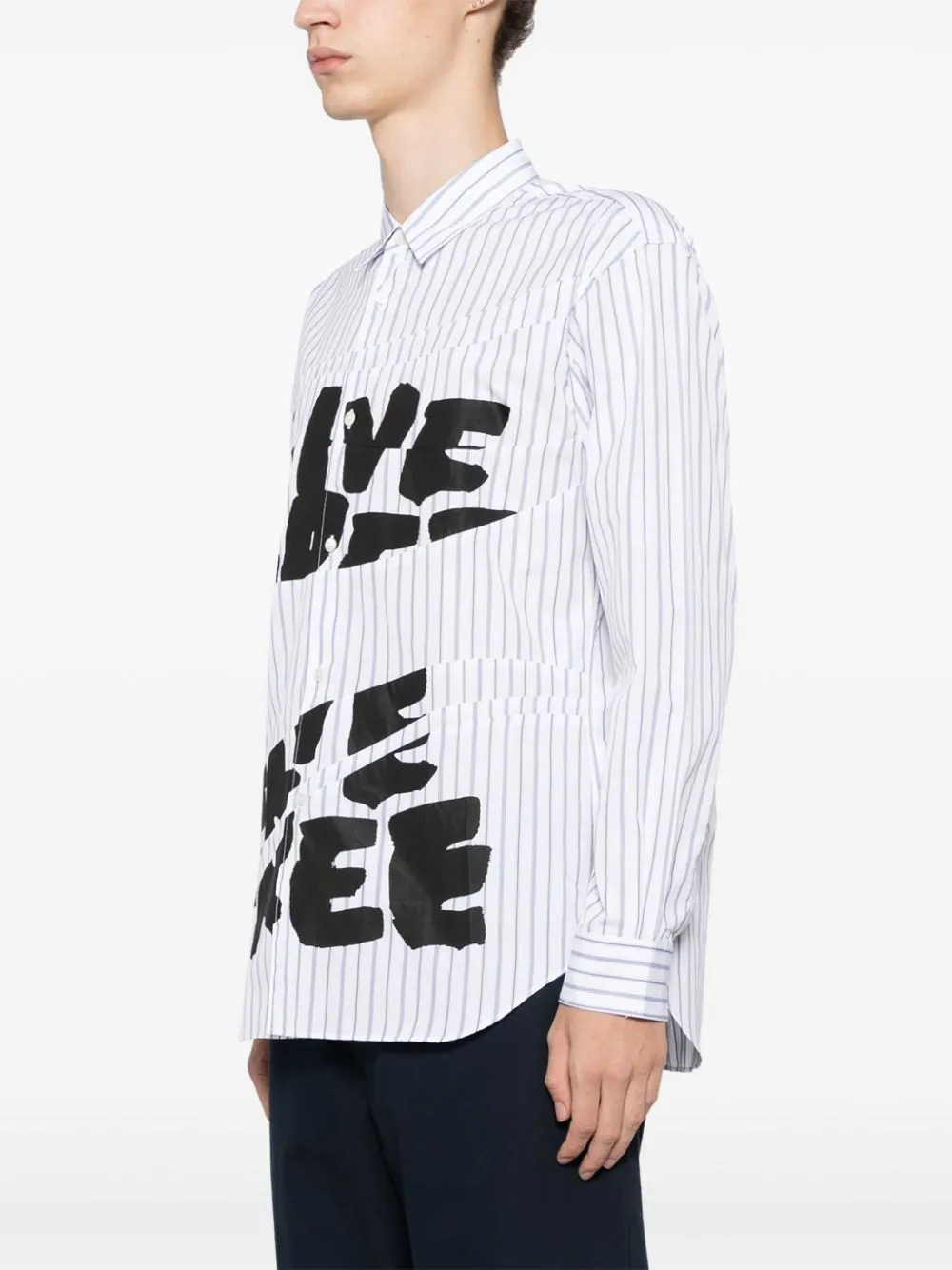 Live Free Striped Shirt