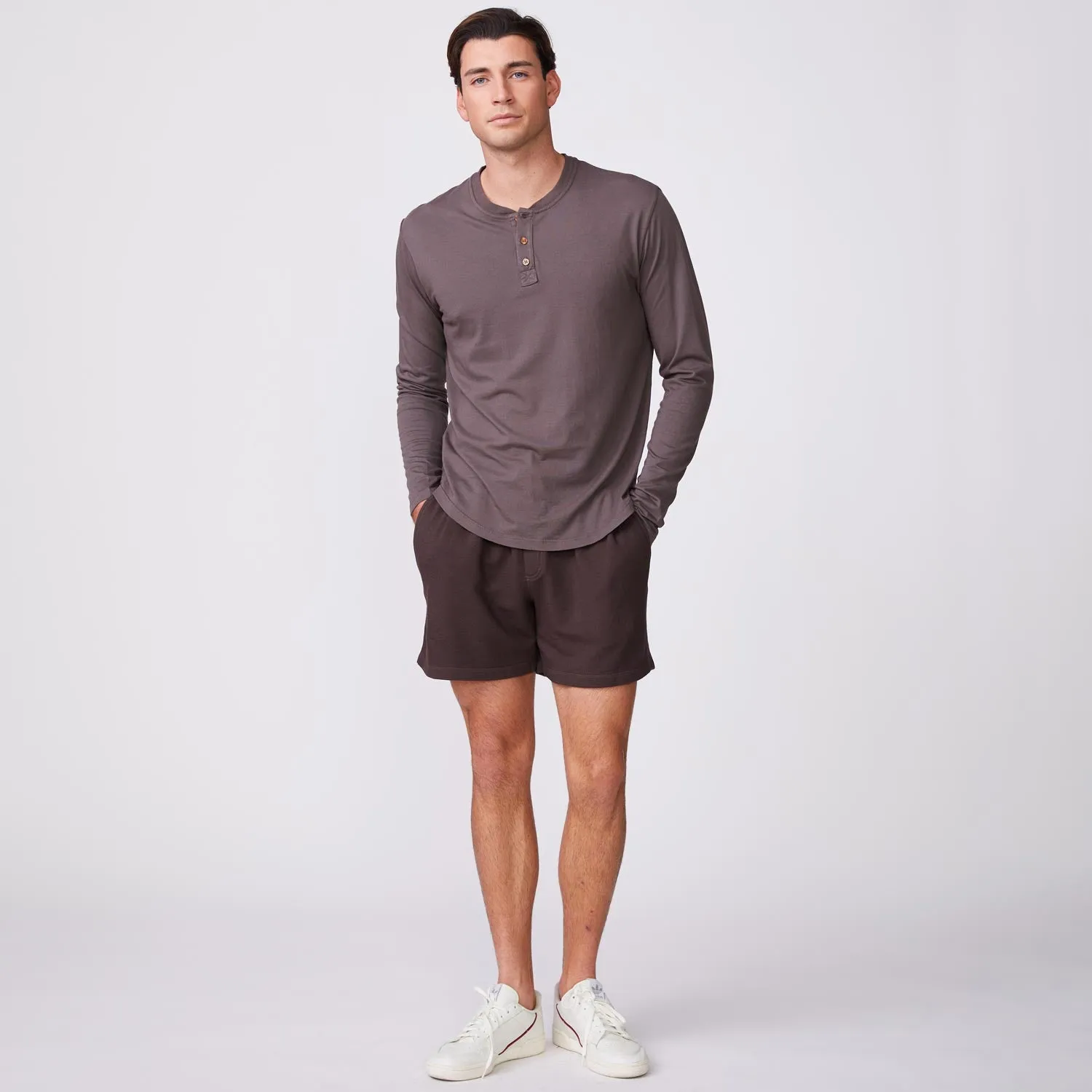 Long Sleeve Henley UV Protective Layer