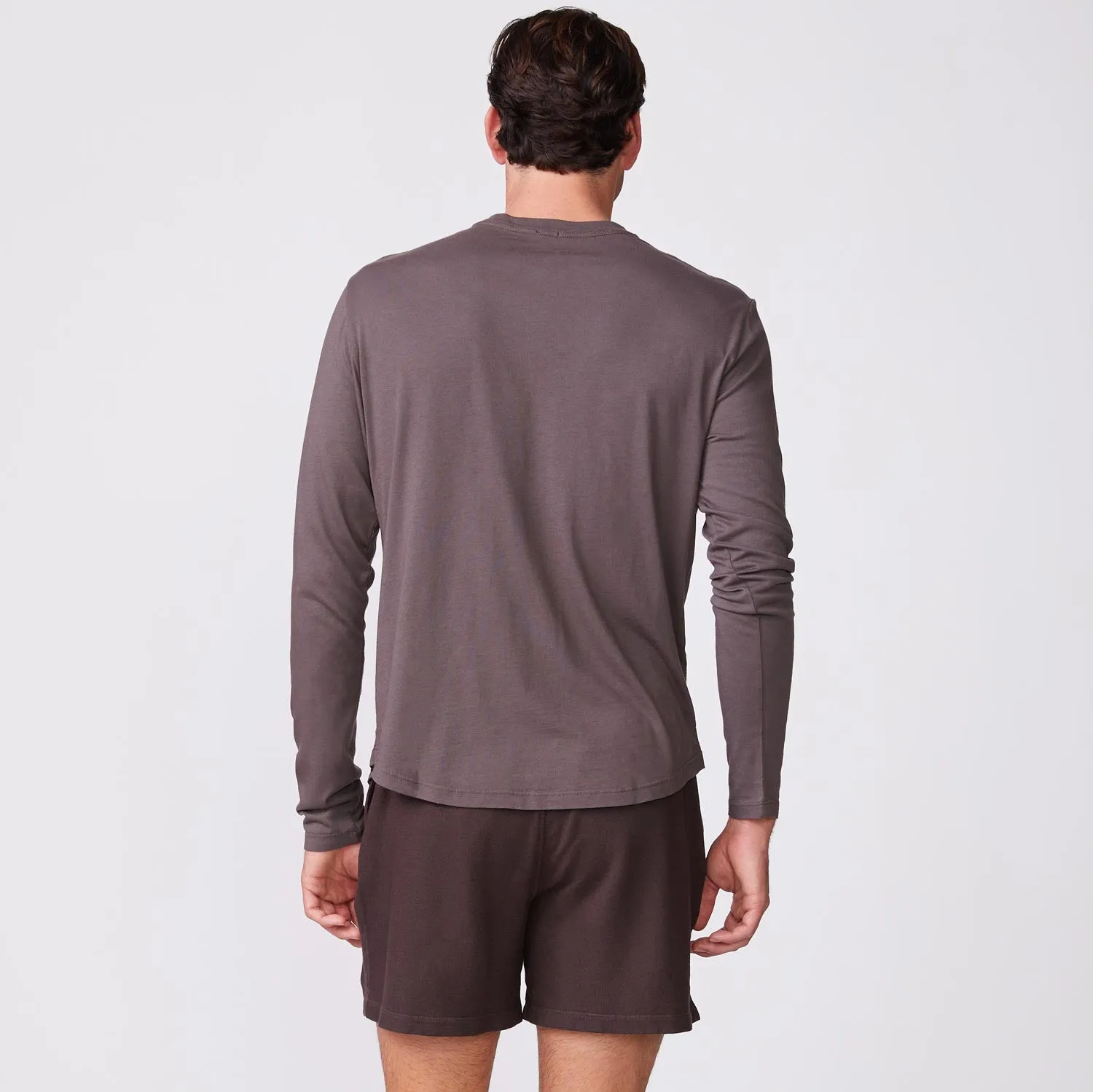 Long Sleeve Henley Reflective details Reinforced Shoulder