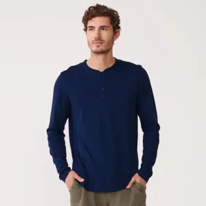 PreWashed Long Sleeve Henley