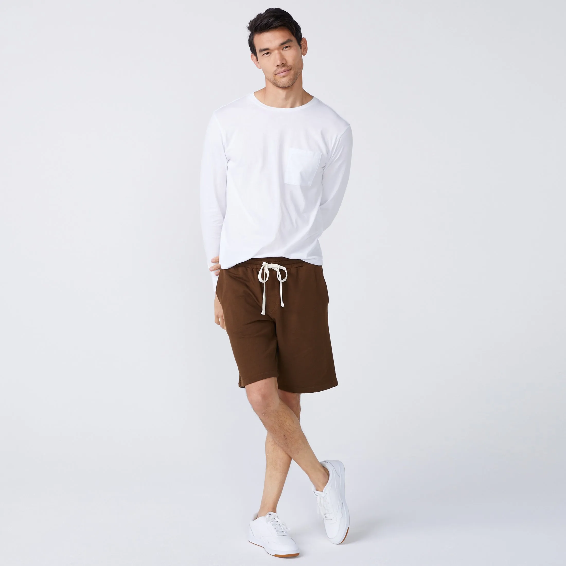 Long Sleeve Pocket Crew LowProfileZipperSystem ElasticTrimming