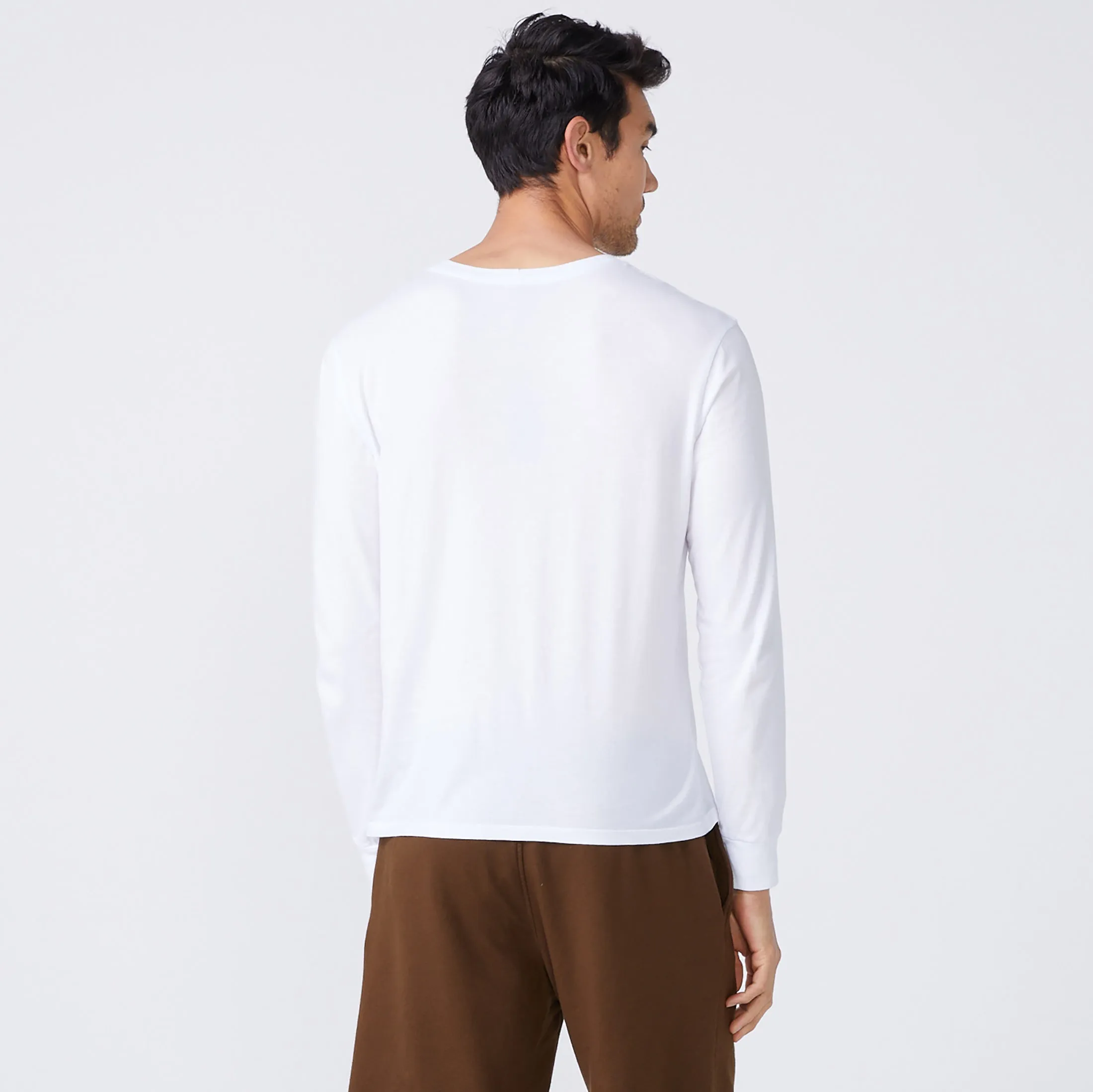 Long Sleeve Pocket Crew Compact Thermal Insulation