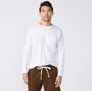 Stay Cool Technology Light material Long Sleeve Pocket Crew