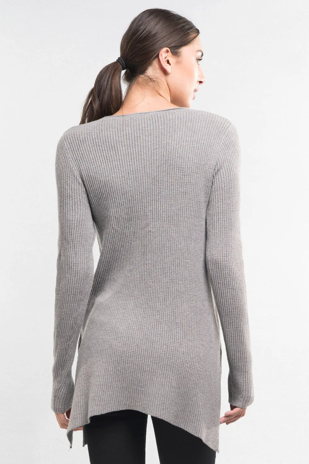 Long Sleeve Swing Hem Sweater