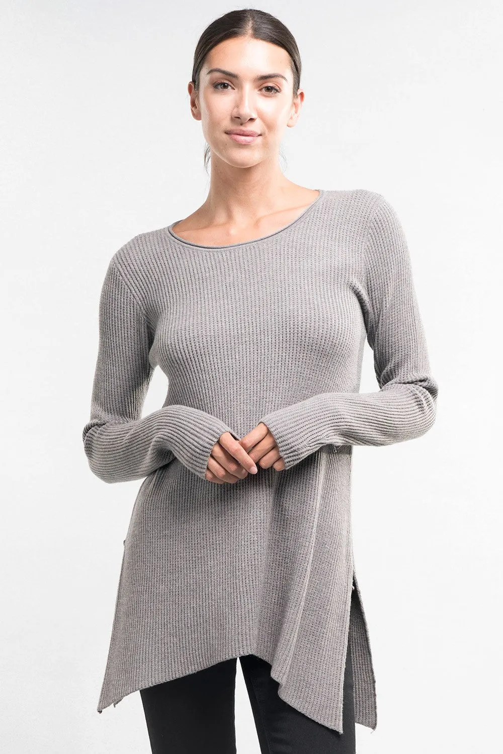 Long Sleeve Swing Hem Sweater