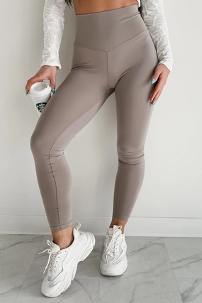 Finding Your Zone High Rise Basic Leggings (Ash) ReinforcedKnees