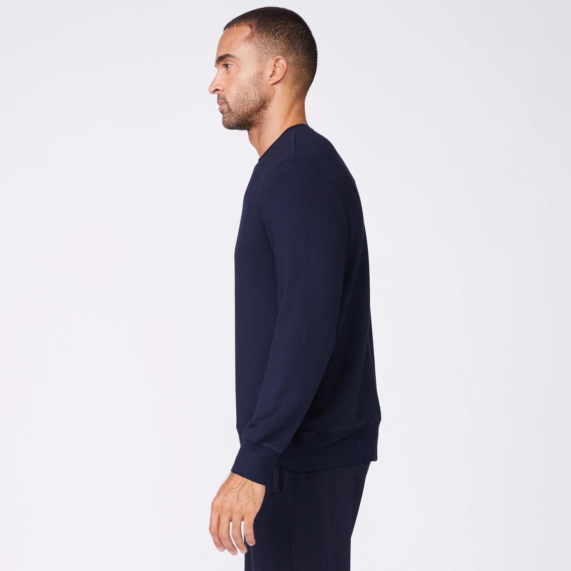 Lounge Sweatshirt Breathable Linen Blend