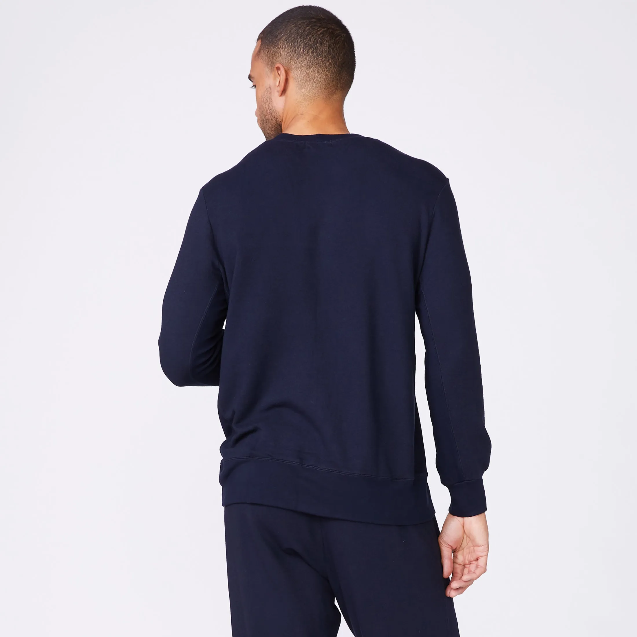 Lounge Sweatshirt WideNeckOpening DurableWeave