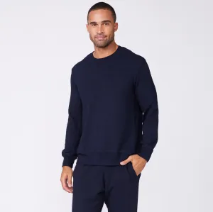 Lounge Sweatshirt Layered Hem Reinforcement
