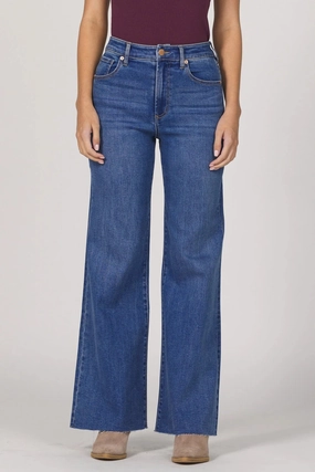 Dear John Fiona Wide Leg Jean in Midtown Roll Up Sleeve Design QuickDryConstruction
