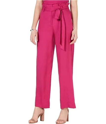 Lucy Paris Womens Grace Paperbag Casual Trouser Pants, TW1