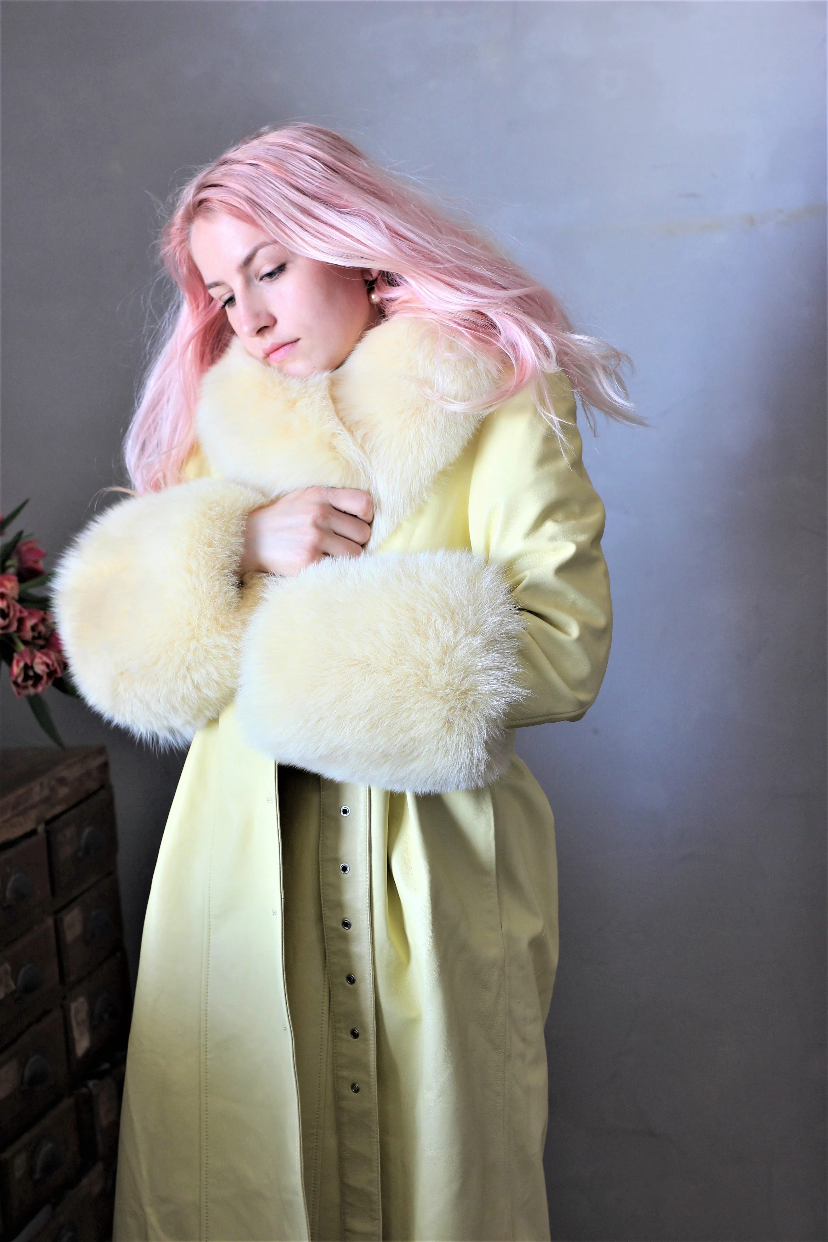 LUNA Yellow Trench Coat PRE-ORDER