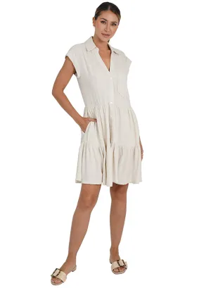 Anniversary-Event Breathable Comfort Wear Karla Dress Natural