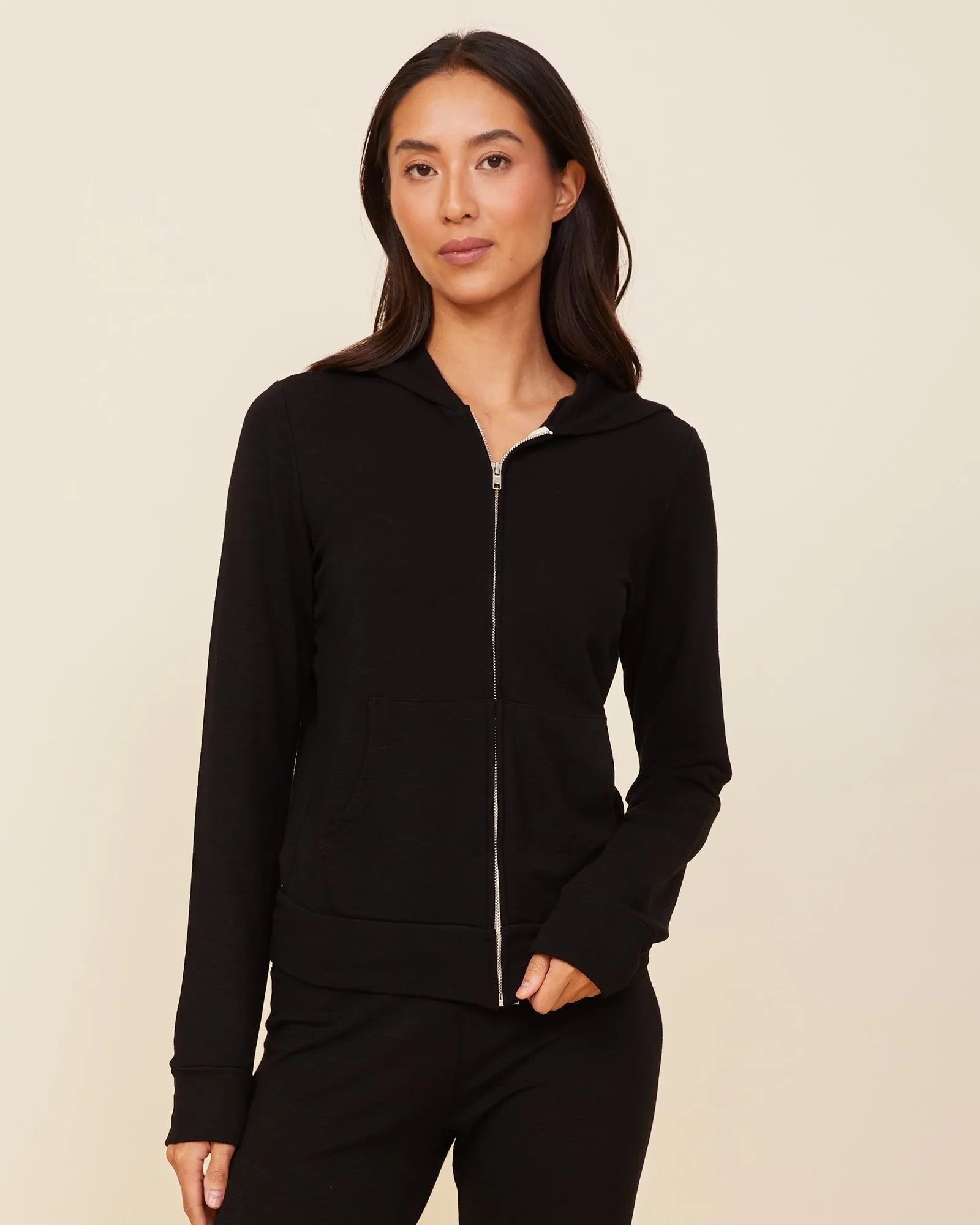 Calm Lines Calm Drape Supersoft Zip Up Hoody