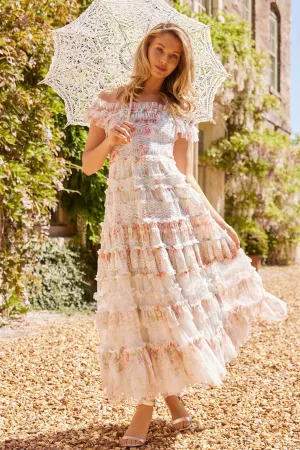 Smart Fit Wear Madame Rose Elodie Off-Shoulder Ankle Gown
