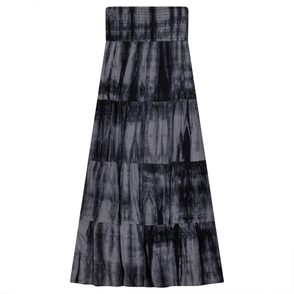 Mademoiselle Tie Dye Gauze Tiered SB3CM8282SL Crafted Detail Biodegradable Fabric