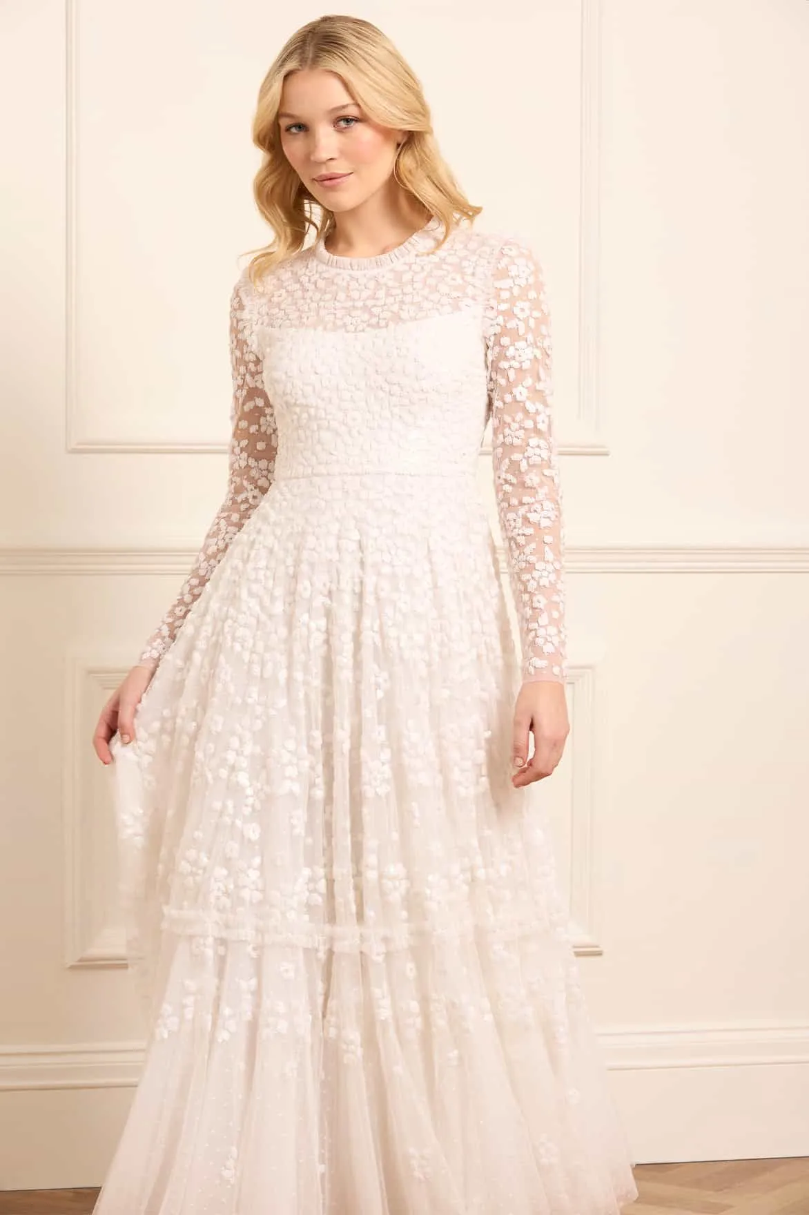 Elegant Layering Maeva Ankle Gown