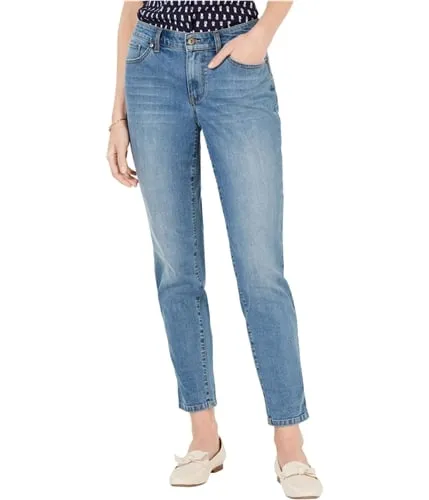 Maison Jules Womens Boyfriend Slim Fit Jeans