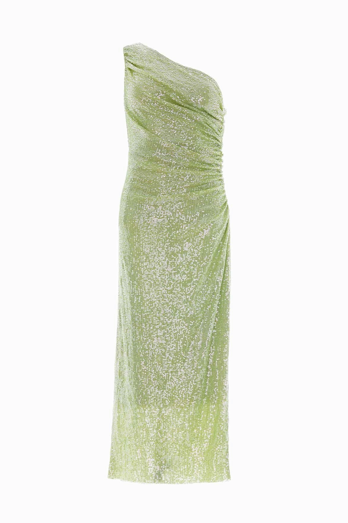 Malia One-Shoulder Ballerina Dress Comfortable travel dress Modern Waist Design