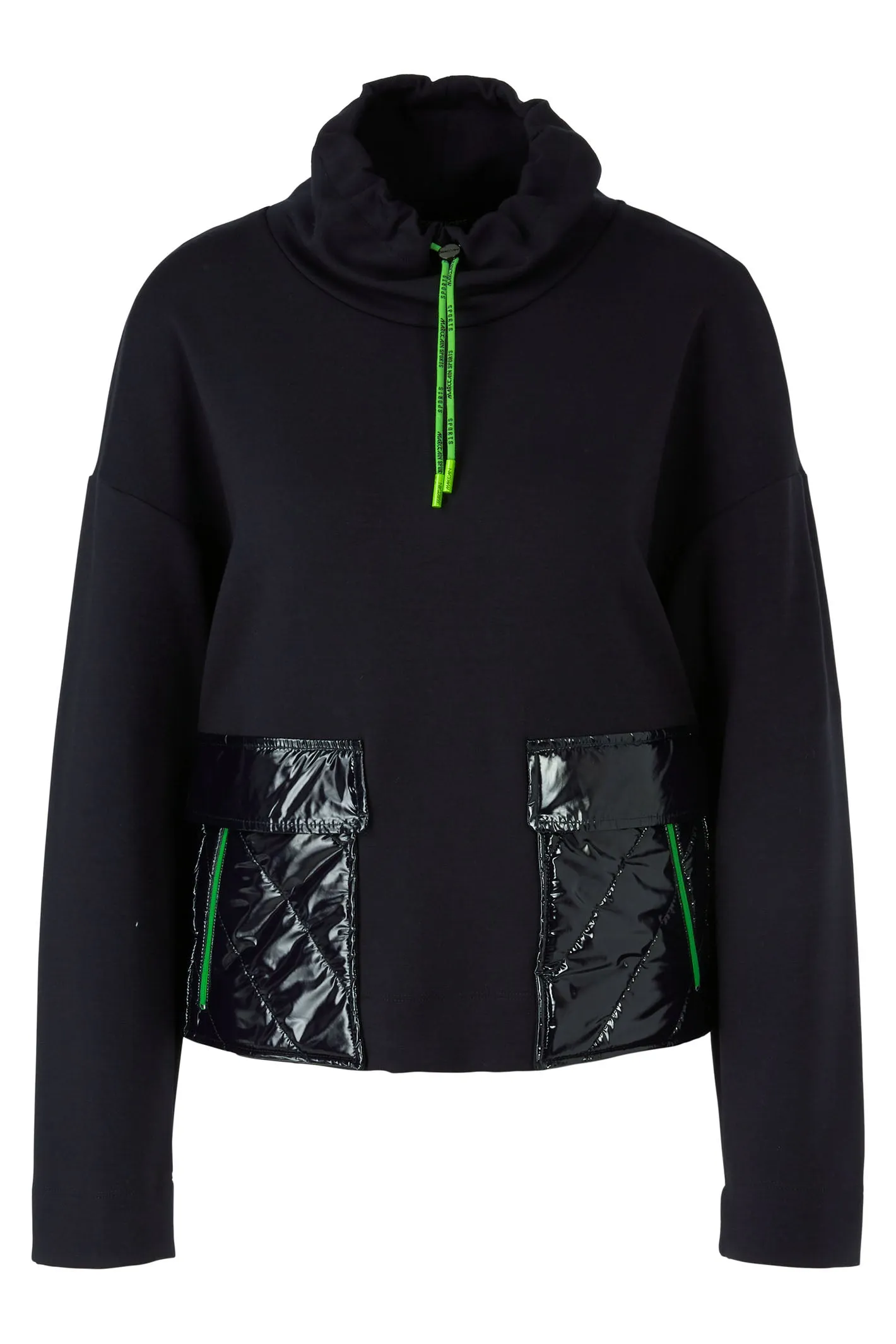 Marc Cain Sports Sweatshirt Oversized Navy Midnight Blue XS 44.08 J06 395