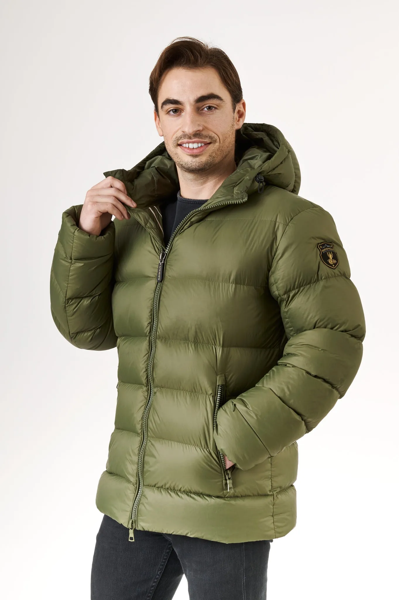 Mason Short Down Jacket | Military