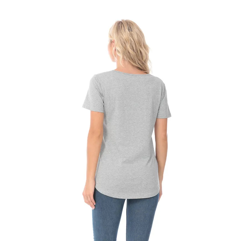 Maternity Solid Color Nursing T-shirt