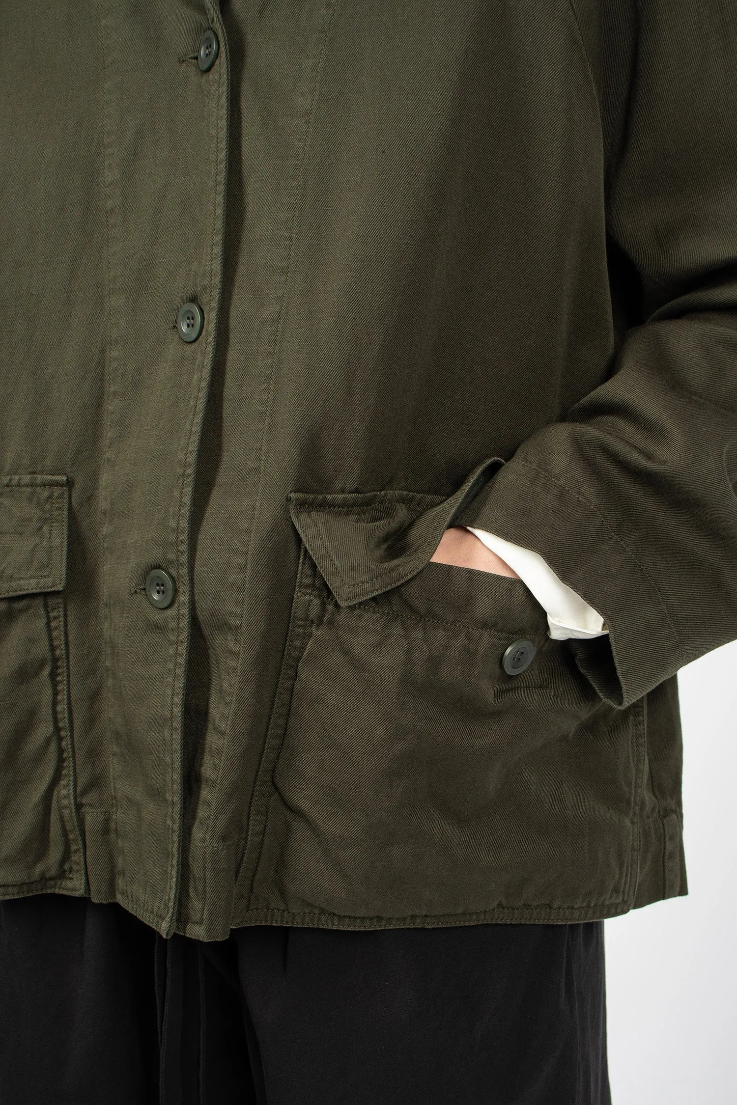 Mathilde Jacket Dark Khaki