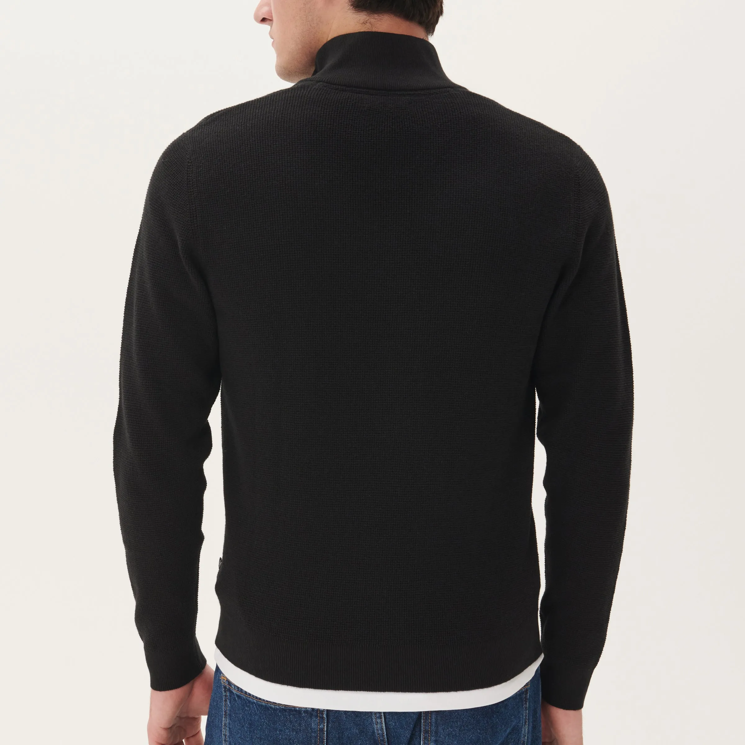 Matinique Lagoon Textured Knit Sweater Black