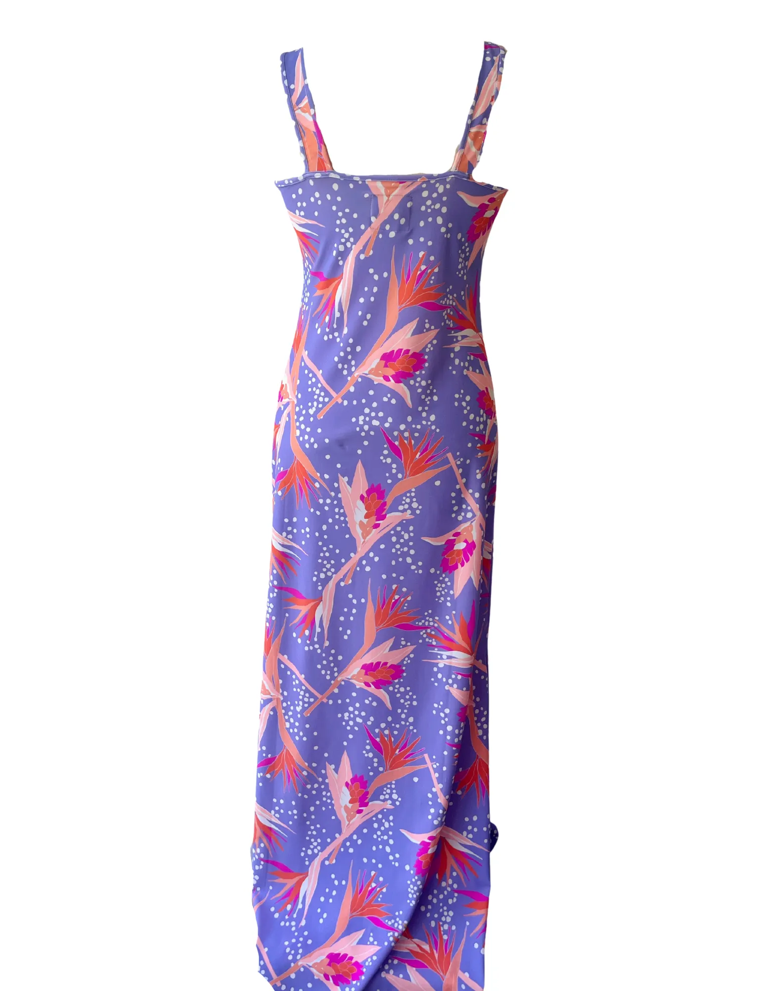 Subtle Stitch Maui Maxi Dress Tropical Birds of Paradise