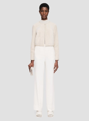 Maurice Embossed Shearling Jacket middle aged people Sporty Layer