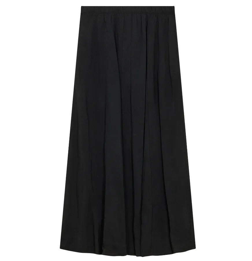 Maxmrkt Black Gauze Maxi Skirt SB4CM8725SL Seasonal Must Have