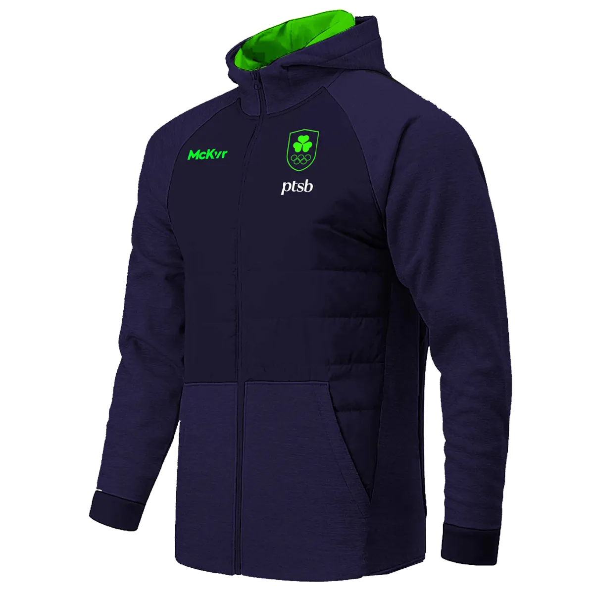 Mc Keever Team Ireland Interlock Jacket - Youth - Navy