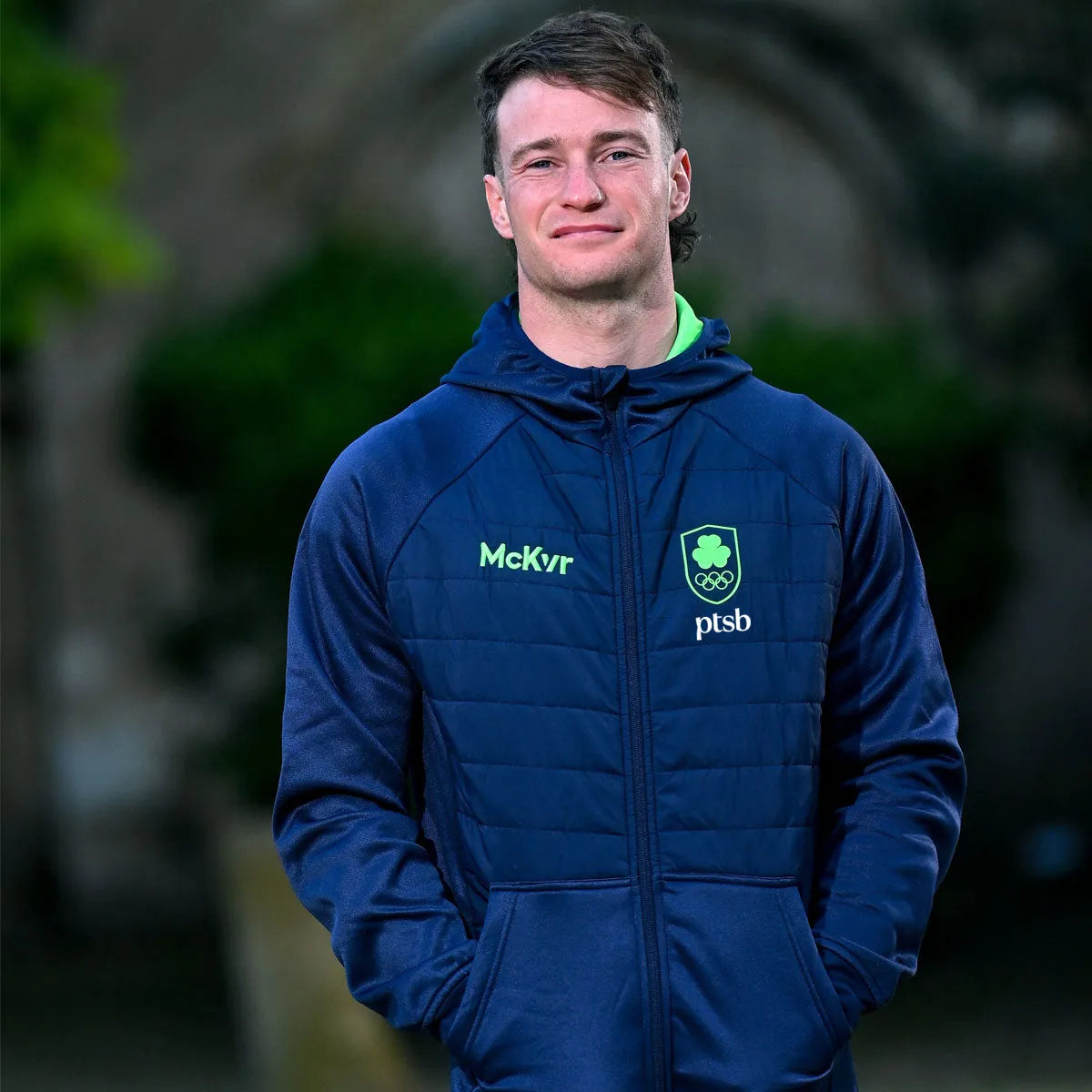 Mc Keever Team Ireland Interlock Jacket - Youth - Navy