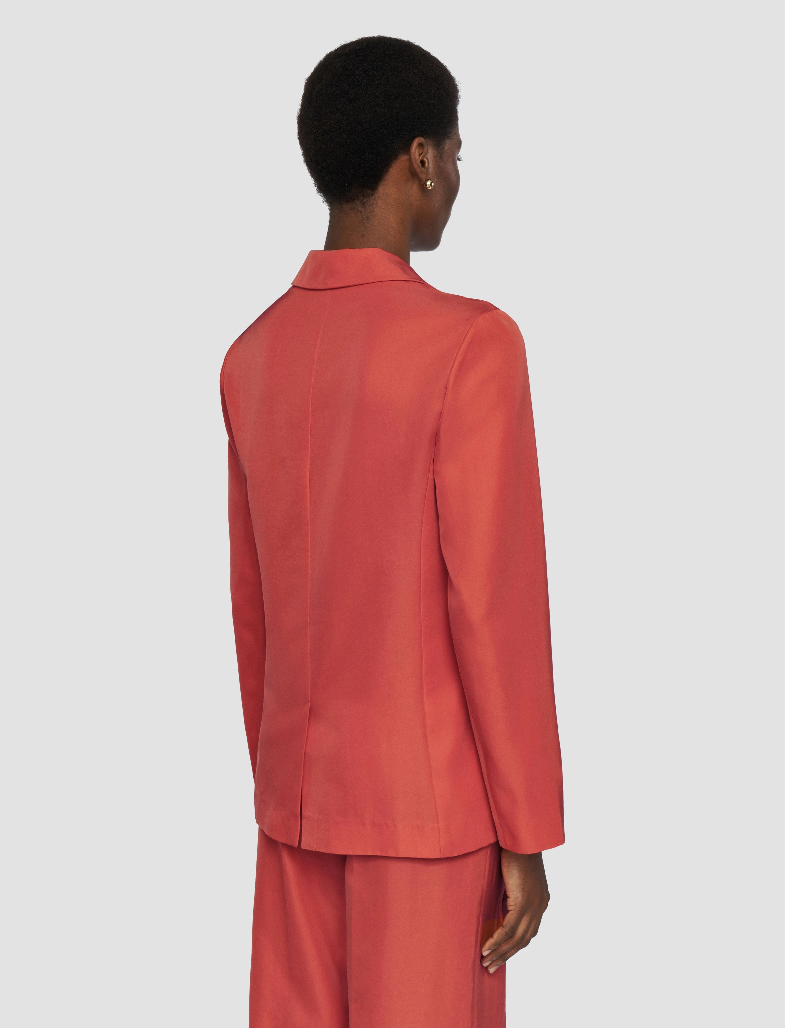 Mela Soft Cotton Silk Jacket insulated elastic waistband