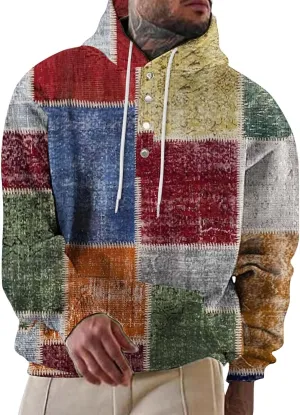 Men Hoodies Casual Hoodies 3D Printed Hoodie Hooded Sweatshirts Long Sleeve Zip Up Hoodie Zip Up Hoodie Red Hoodie