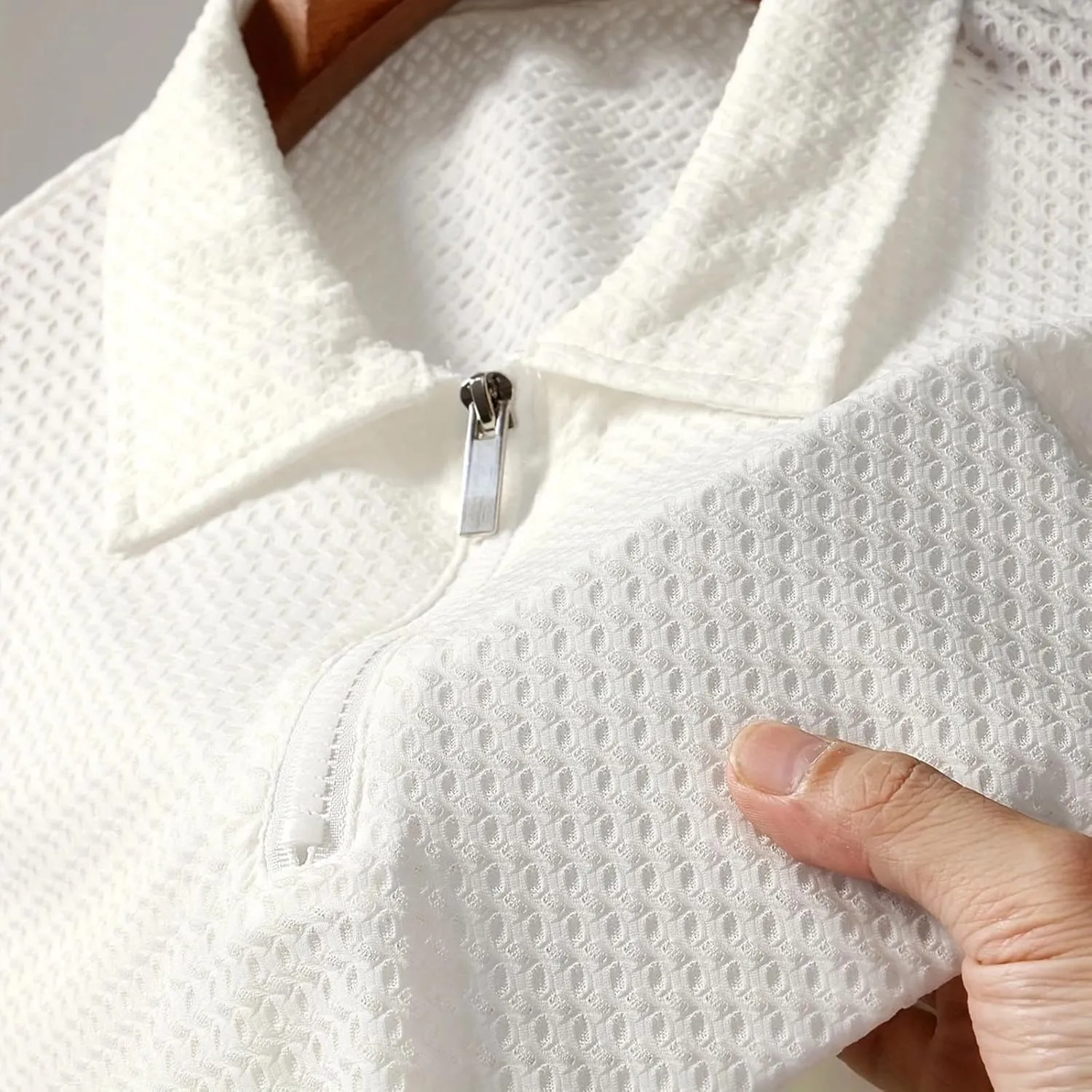 Men Polo Shirts Short Sleeve,Collared Dress Shirt Slim Fit Formal Breathable Trendy Lightweight for Workout Casual Golf Shirt