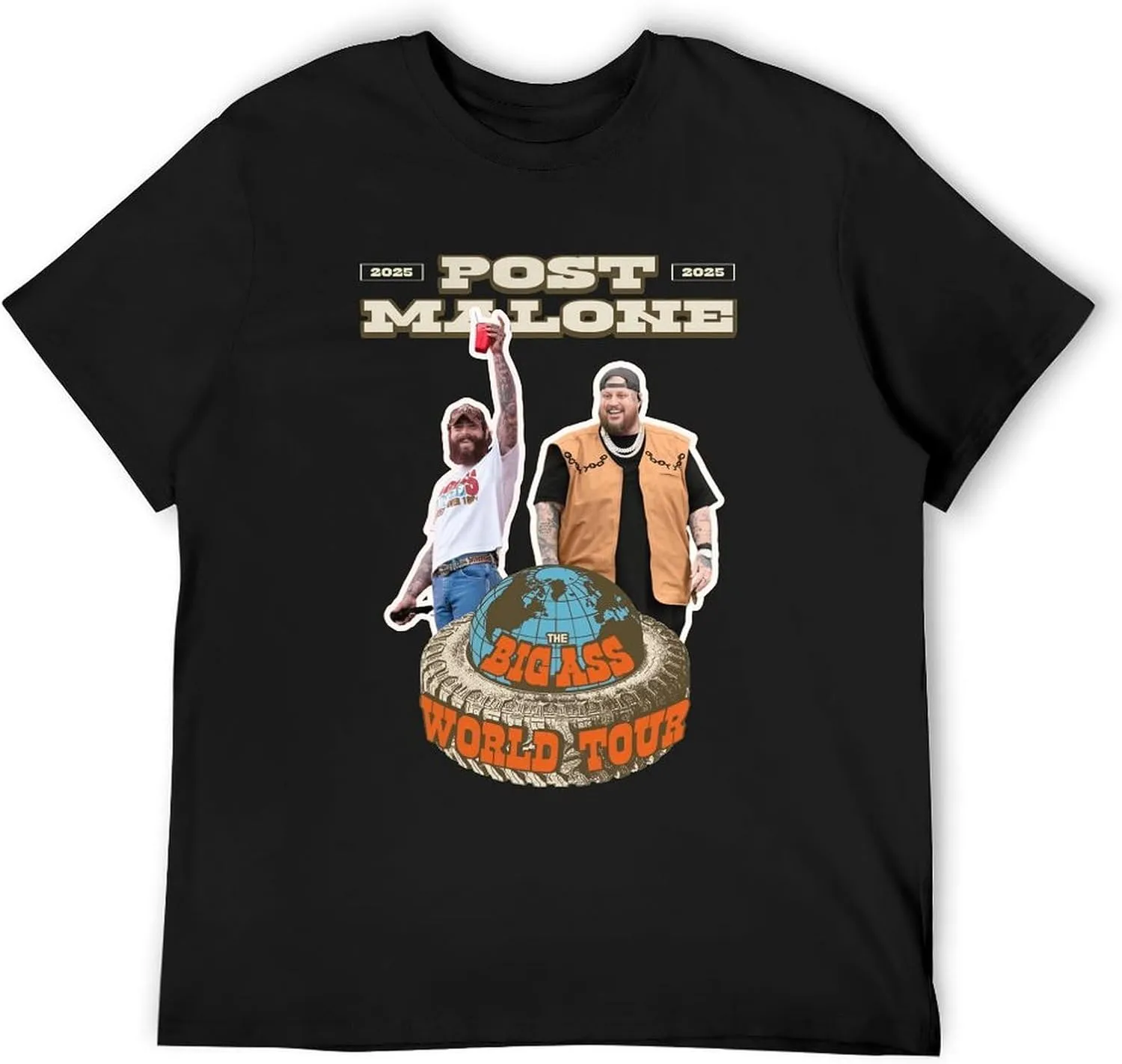 Men Short Sleeve Crewneck T-Shirts Novelty Graphic Tee Shirt Tops
