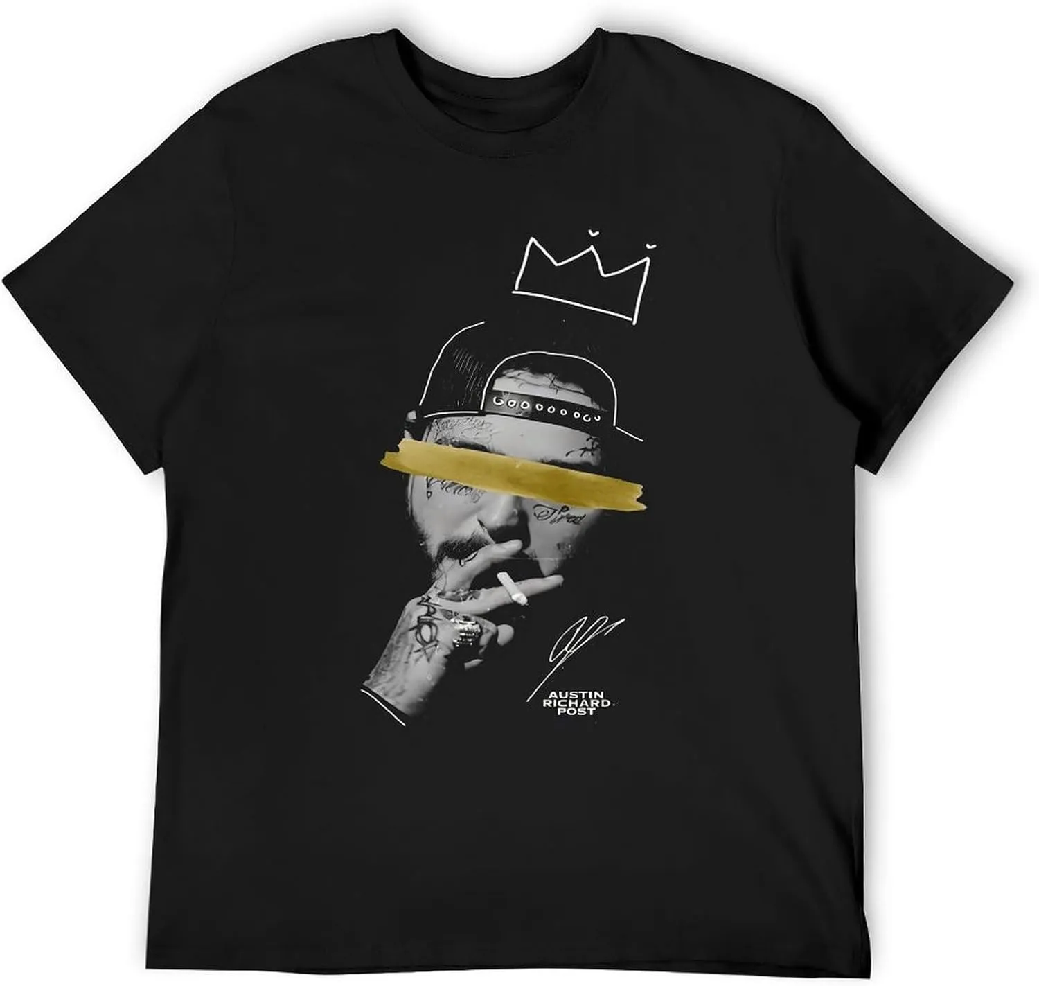 Men Short Sleeve Crewneck T-Shirts Novelty Graphic Tee Shirt Tops