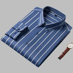 Men's Business Wide Striped Shirt