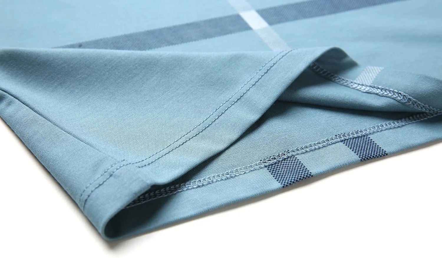 Mens Casual Striped Short Sleeve Collared T Shirt Polo Shirts