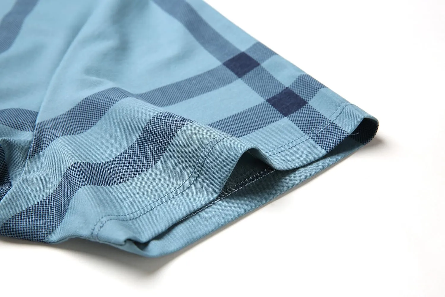Mens Casual Striped Short Sleeve Collared T Shirt Polo Shirts