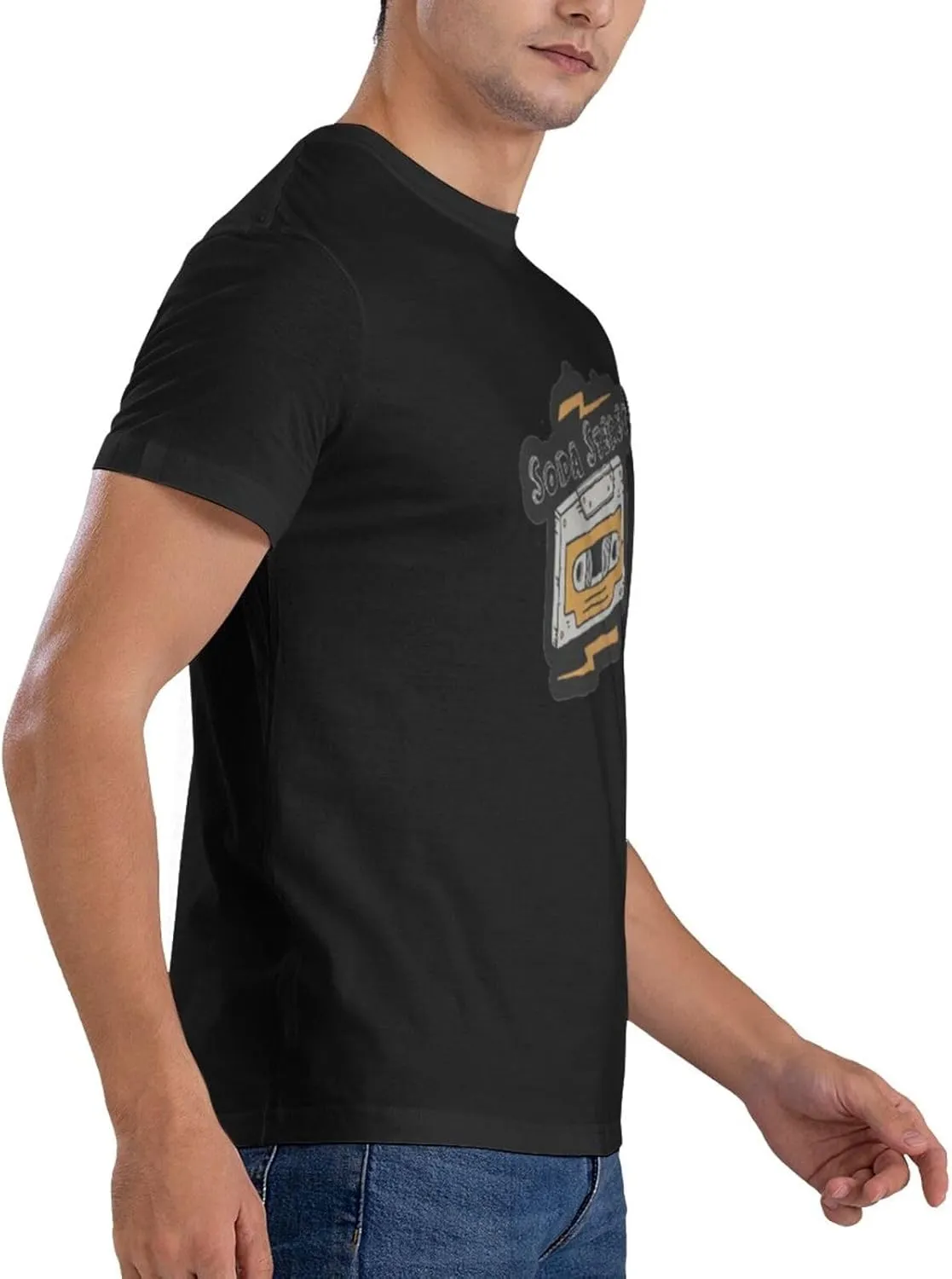 Men's Classic Breathable Cotton T-Shirts Slimming Moisture Crew Neck T-Shirts