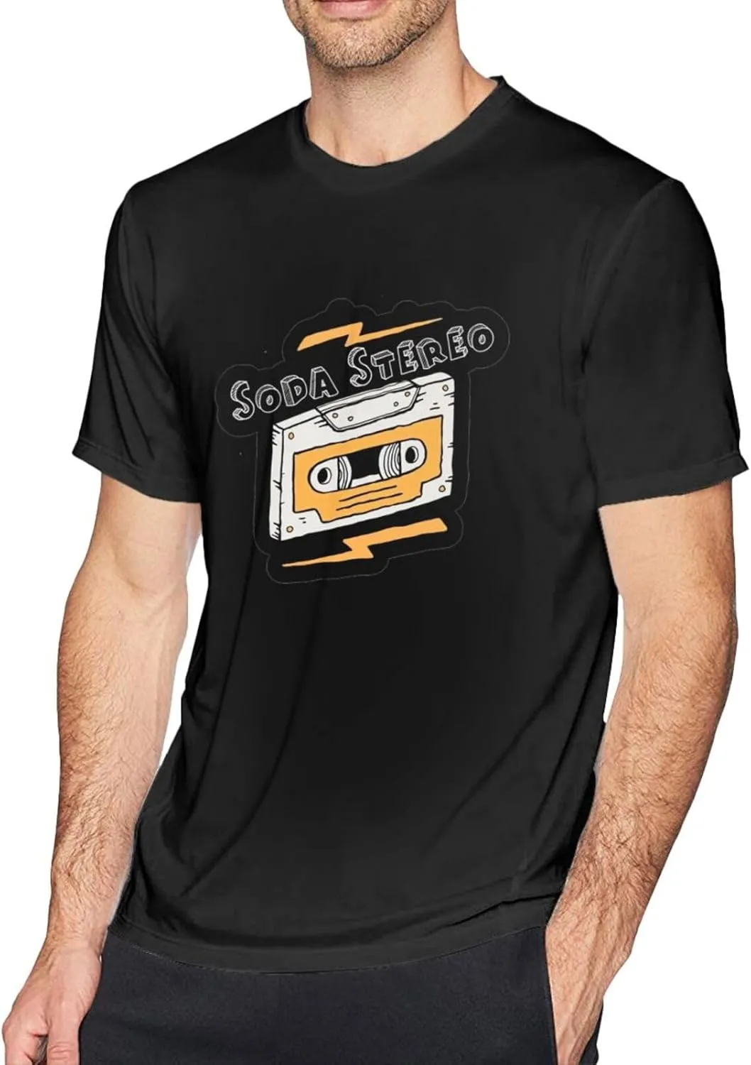 Men's Classic Breathable Cotton T-Shirts Slimming Moisture Crew Neck T-Shirts